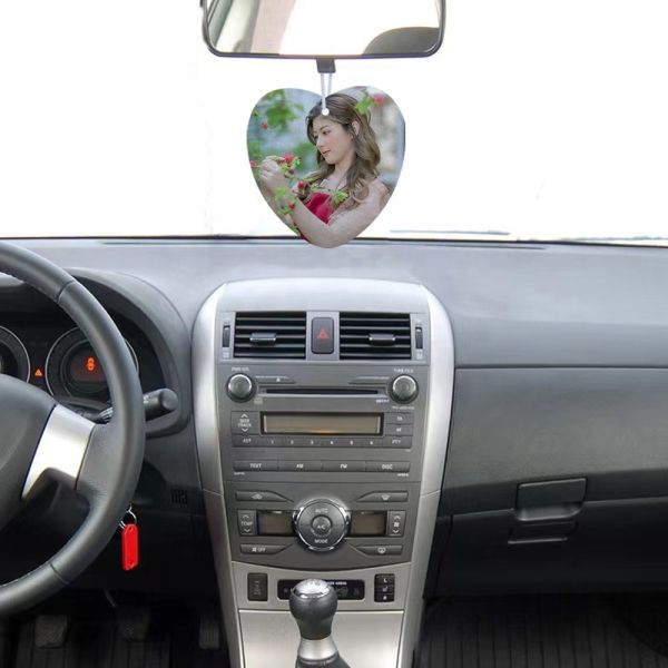 Sublimation Air Fresheners Blanks Felt Sheets Double Sides Print Blank Car Air Freshener