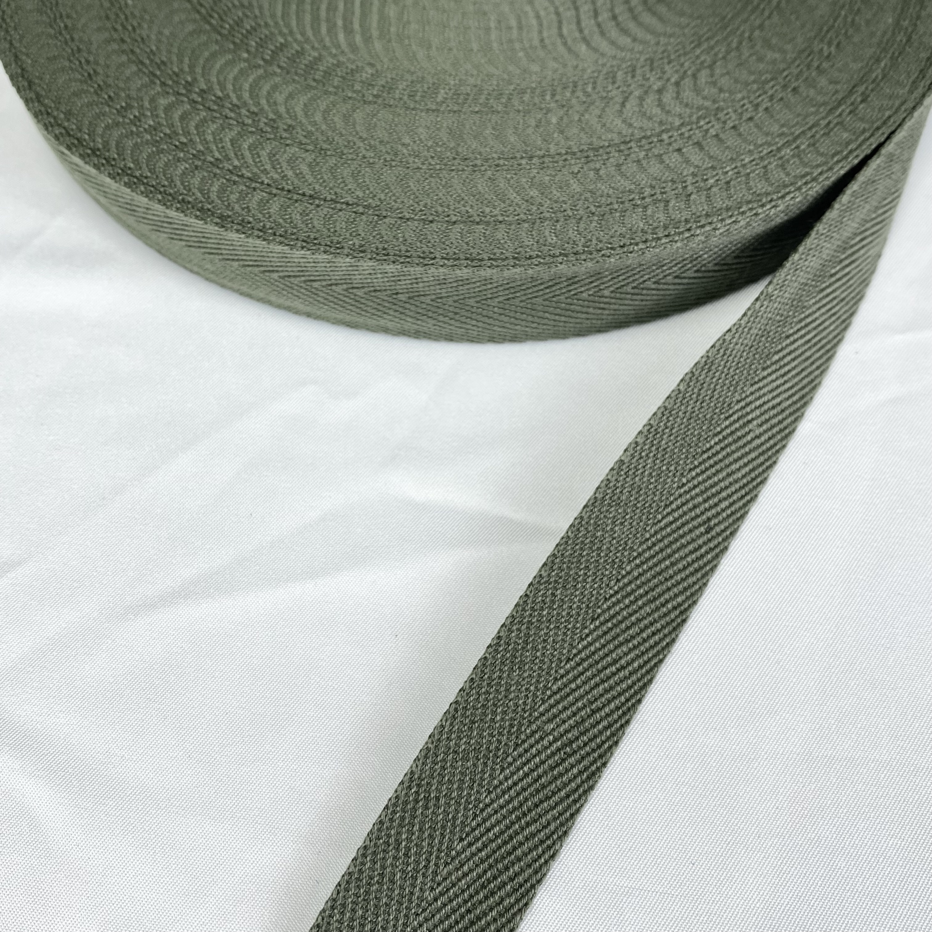 Herringbone polyester-cotton webbing Various colors Backpack strap Belt Handbag strap