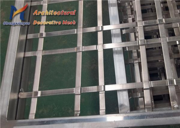 Decorative Screen Ss304 Architectural Woven Mesh Hollow Square