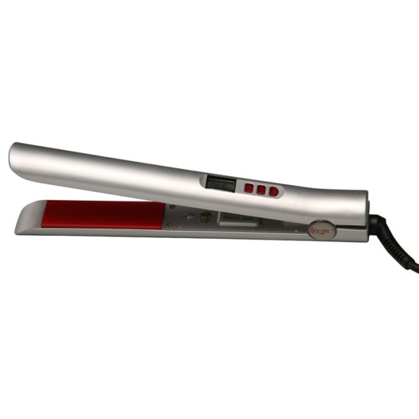 LCD silvery high speed heat hair straightener iron
