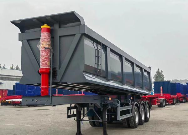 40t Loading Dump Truck Practical Dump Semi Trailer with Tread 1840mm and Wabco Relay Valve