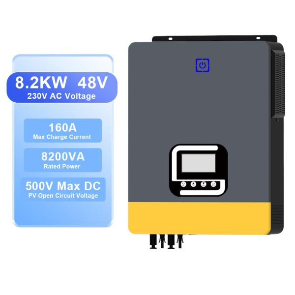 Onduleur solaire hybride 8,2 kW 48V MPPT sinusoïdale pure hors réseau