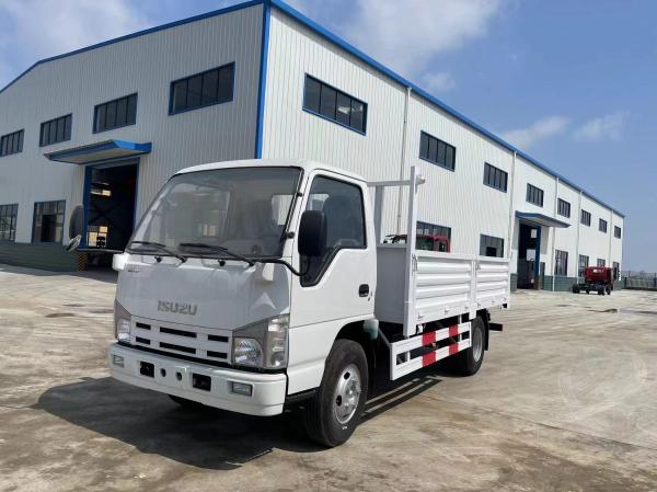 Caminhões de carga 4x2 ISUZU Cabina única Euro 4 Emissão 100P Caminhão leve 3,5 toneladas Duplo pneu traseiro