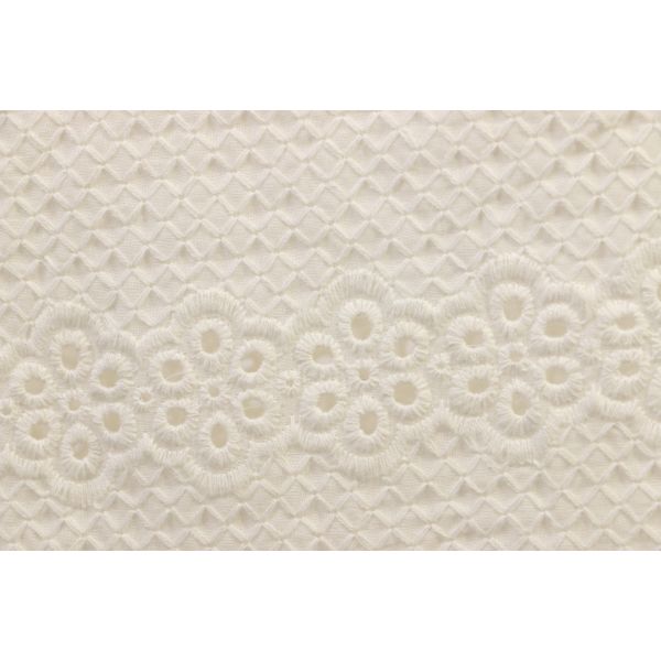 Ткань двором, ткань шнурка хлопка Antitear шнурка сети хлопка Wrinkleproof