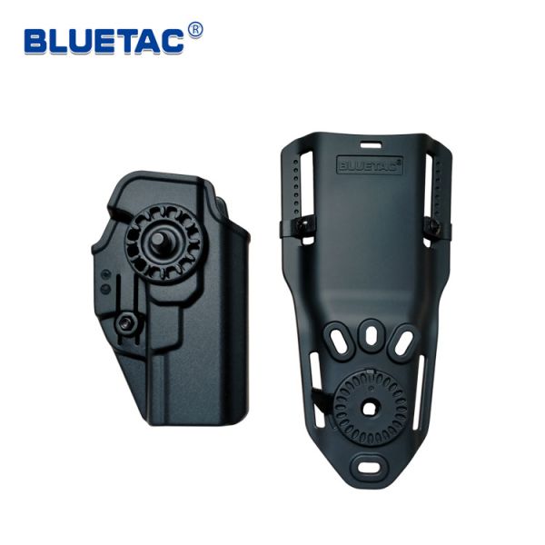 Bluetac Polymer Gun Holster Swat Grade Tactical Carry With Multiple Accessories