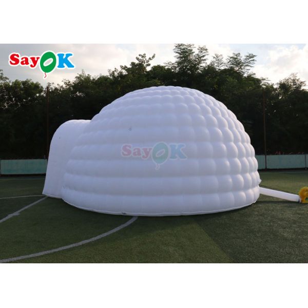 Custom Lighting Inflatable Air Tent Blow Up Igloo Dome Tent For Outdoor