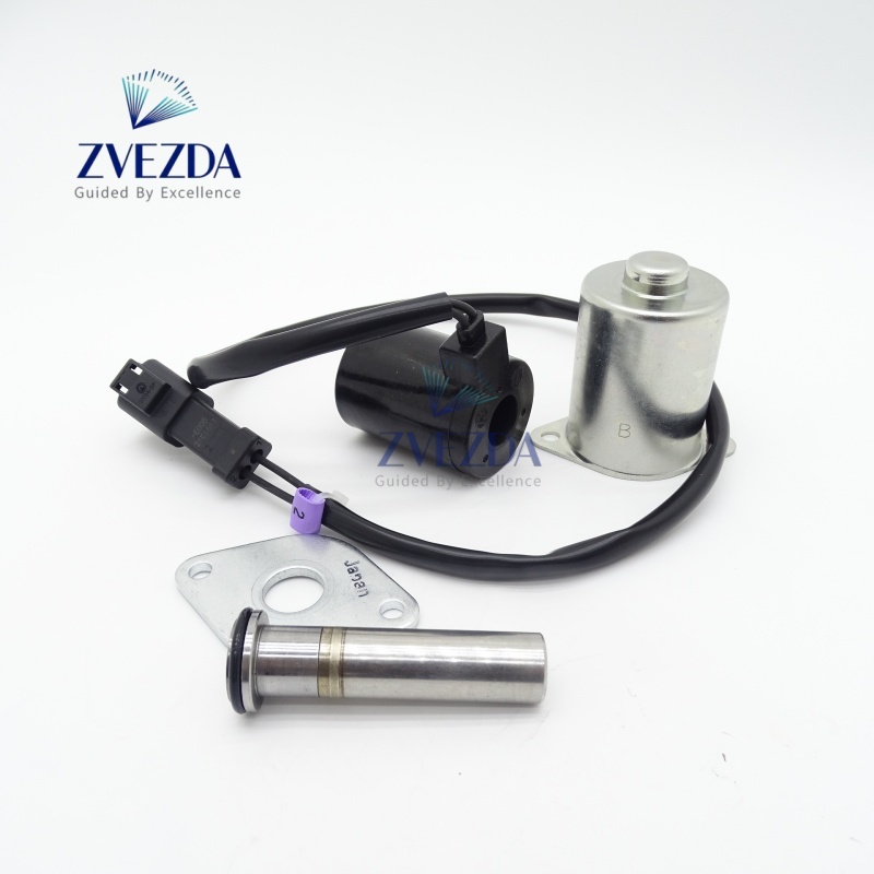 20Y-60-32121 Solenoid Valve Assembly Coil With Plunger OE 20Y6032120 Fit PC200-7 PC220-7 PC300-7