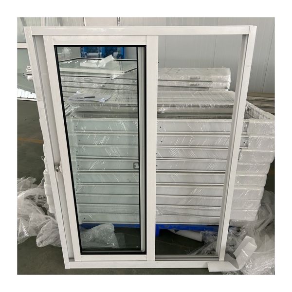 Fiberglass Fly Screen Aluminium Sliding Window And Door White Double Glass Windows