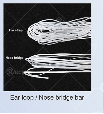 Full Automatic Nonwoven Fabric Ear Tape Face Mask Machine for Disposable Elastic Masks