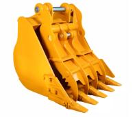 Peso 20-36 toneladas de garra hidráulica de Rock Thumb Bucket da máquina escavadora para o aço do JCB JS240 JS360 Hardox