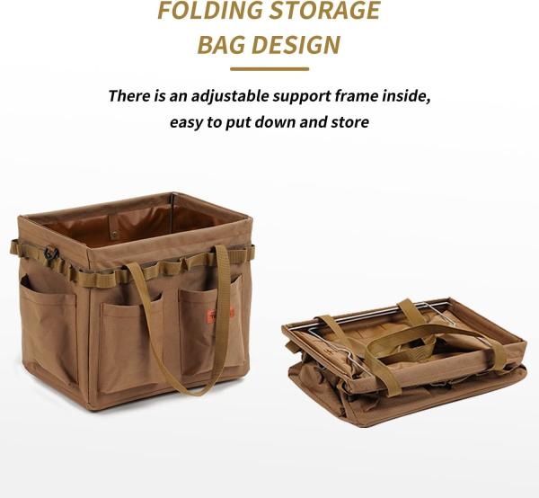 Outdoor Tactical Storage Bag, Tactical Utility Tote Bag For Outdoor Camping, Picnic Storage Bag With Handles Outdoor