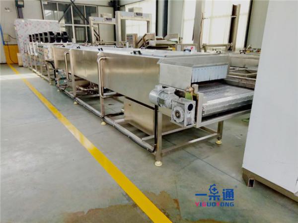 Continupusly Spraying Type Fruit Juice Pasteurizer Wiith Cooling Tunnel