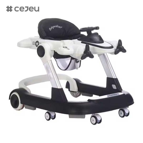 CJ-MLT-611Latest Design Cheap Baby Walker Learning Walking/ Baby Walker with Music and Toys/Round Model Folding Baby Walker