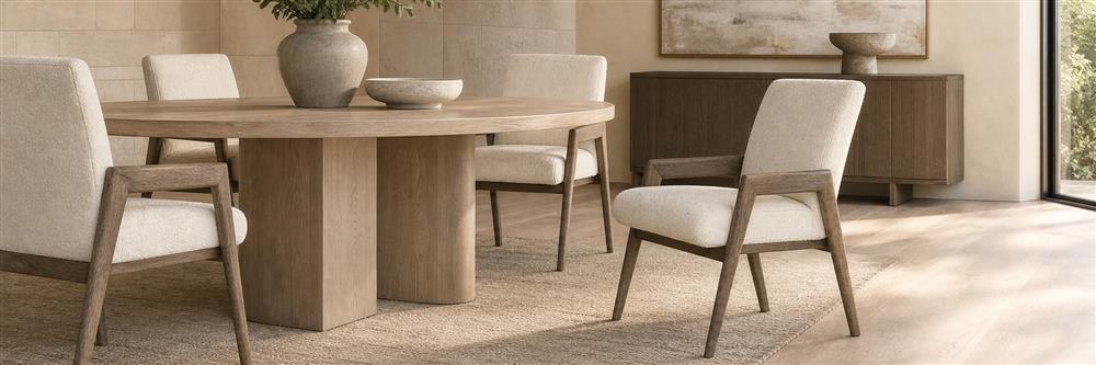 High-Back Solid Wood Upholstered Armchair CYC-018