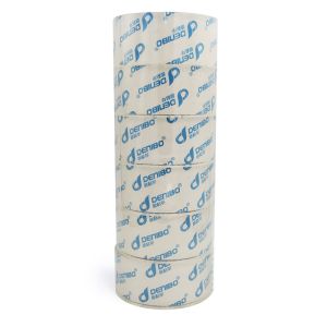 Ultra-Clear Vision Strong Adhesion BOPP Self Adhesive Logo Tape with Custom Branding