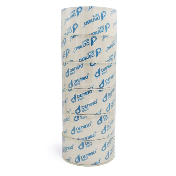 Ultra-Clear Vision Strong Adhesion BOPP Self Adhesive Logo Tape with Custom Branding
