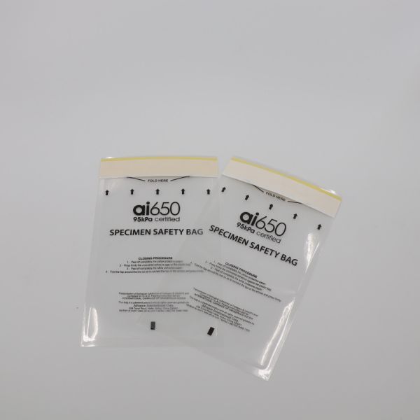 Сумка Biohazard образца верхнего уплотнения молнии пластиковая устранимая