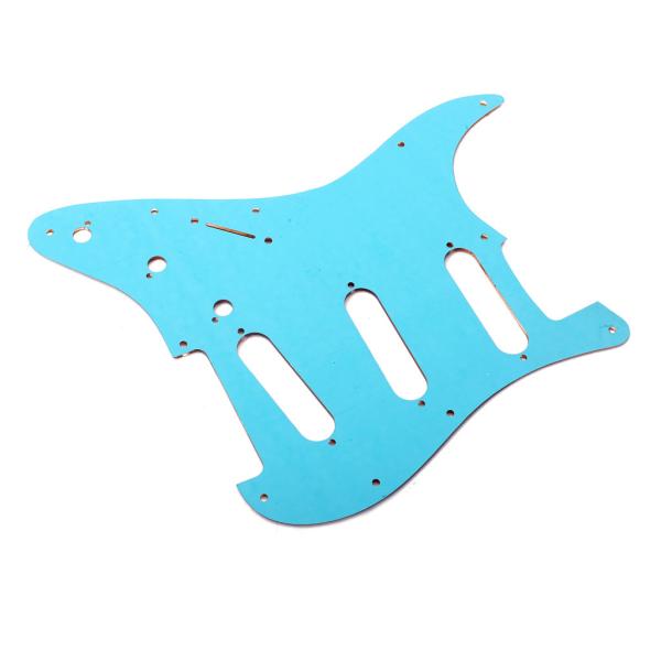 Mirror Gold SSS guitarra Pickguard 11 buracos Scratch Plate para EUA / México STRATOCASTER Strat guitarras elétricas