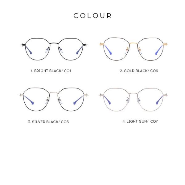 Eyeglasses анти- голубых светлых стекел металла ацетата оптически обрамляют объектив ПК