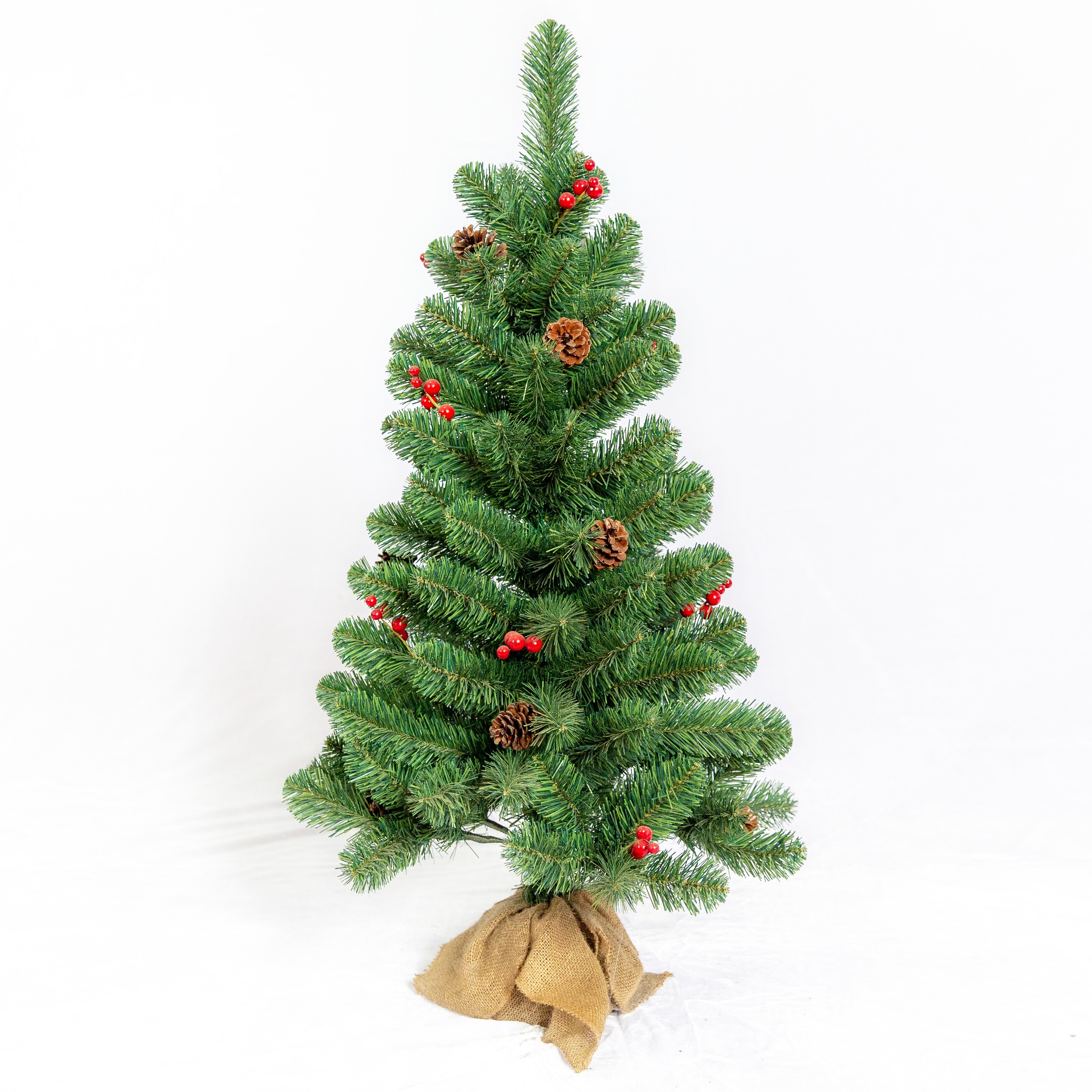 2026 Modern Multi-Design Artificial Mini Christmas Tree Tabletop Decoration Outdoor Use Plastic & Steel Craft