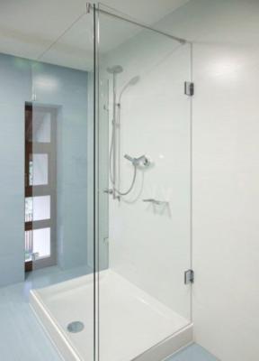 Custom Size Shower Door Glass 3/8 Nano Coated High Polished Edges