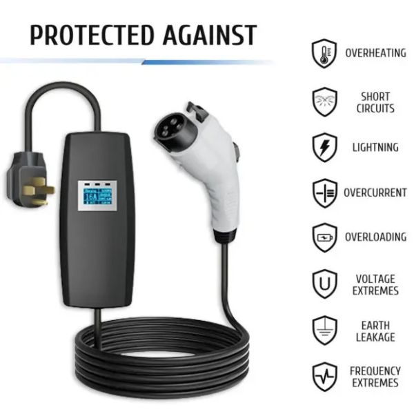 заряжатель 3.5KW/7KW/11KW/22KW 16A 32a 110V-450V портативный EV для заряжателя Id4