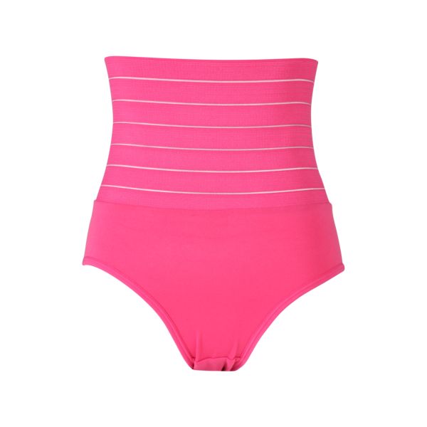 Breathable Polyester Cotton High Waist Slimming Panties For Women Plus