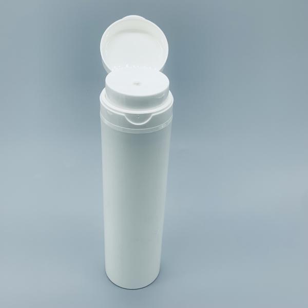 White PP Airless Bottle Gasless Lotion Pump Bottle Cosmetics Packaging 120ml