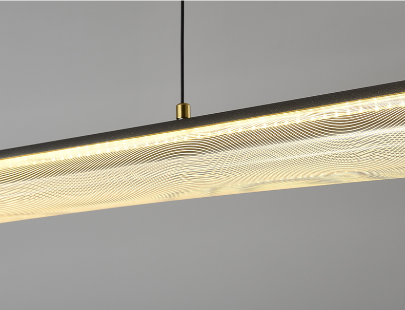 Modern Designer Long Slim Waist Acrylic Pendant Light Decor Lighting