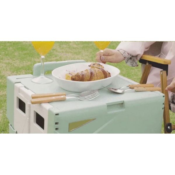 6 колес взбираясь пластиковая корзина с автомобилями ручного багажа места мини складывая