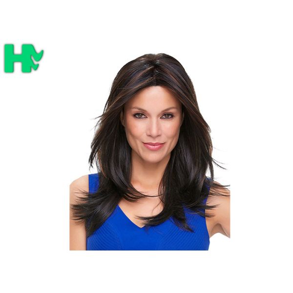 Fashion Blonde Heat Resistant Synthetic Wigs No Shedding No Tangle