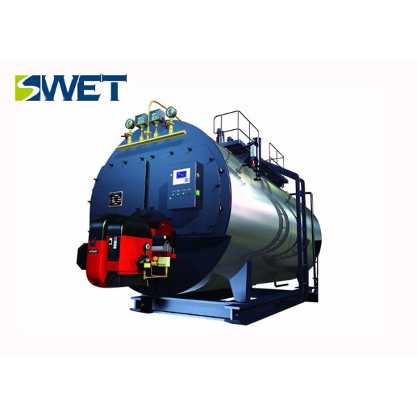 Heating 15T/H Industrial Gas Fired Steam Boilers Good Thermal Insulation Material