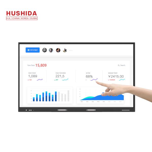 H1 1080P Touch Screen Interactive Whiteboard , 20 Points Touch Smartboard