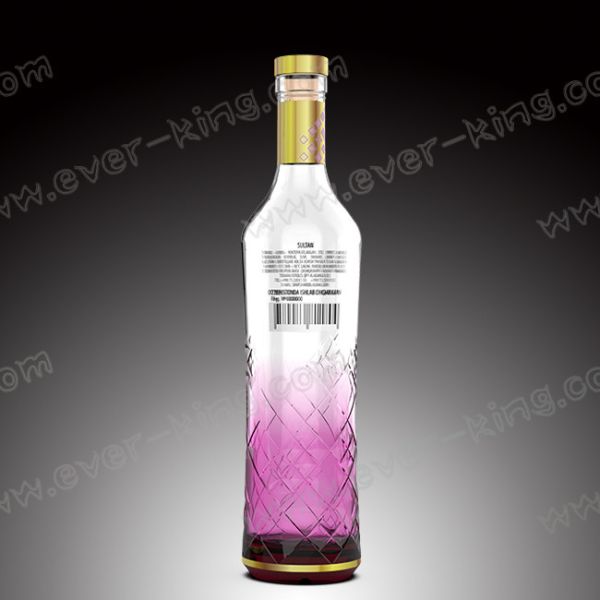 Cap Sealing Metal Label 700mL Glass Spirit Bottles