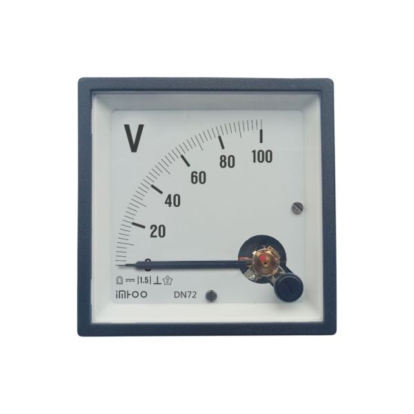 AC DC Ampere Meter 100V Voltmeter Marine Meter Distribution Meter 72 Type Pointer
