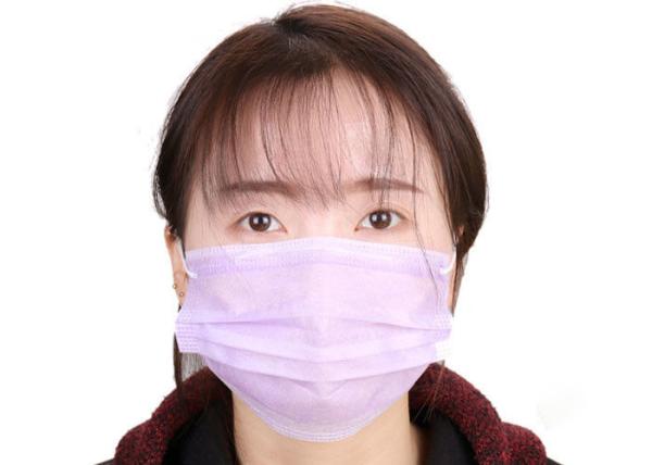 Breathable Disposable Medical Mask / 3 Ply Surgical Face Mask Size 17.5 * 9.5CM