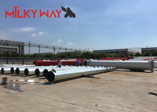 High-Strength Steel Power Pole for Smooth Electricity Distribution and Transmission