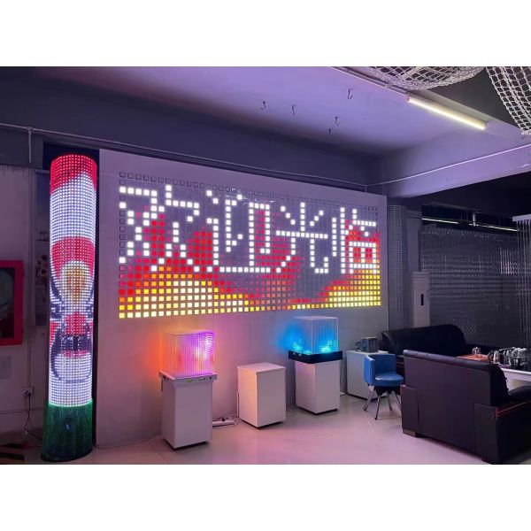 Полноцветный светодиодный точечный свет 3x16 бит Разрешение IP67 Led Mesh 4leds освещение