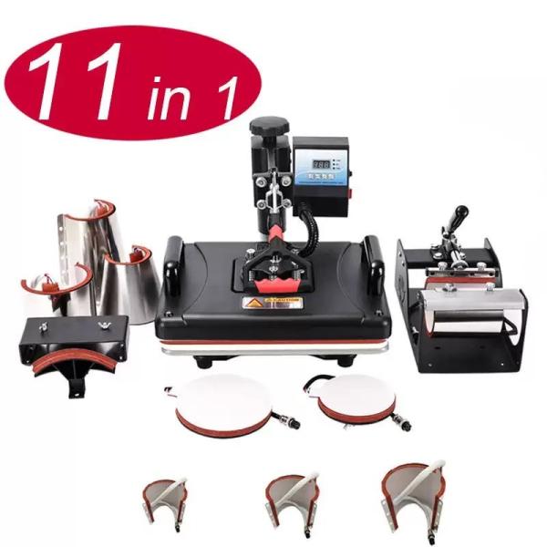 Machines de presse à chaleur combinées multifonctionnelles pour l'impression de produits par sublimation