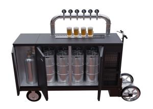 Carro bonde personalizado do "trotinette" da cerveja para o mercado, vender e a