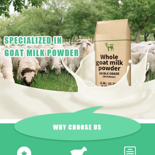 Sterilized Sugar Free Full Cream Powdered Goat Milk Powder 25kg
