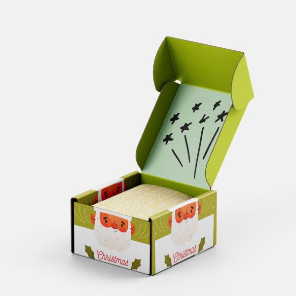 Boîtes d'emballage personnalisées de luxe personnalisables Boîtes d'expédition de soins de la peau Boîte cadeau de Noël pour cadeaux de vacances