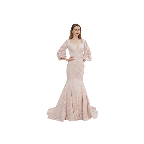 Customize Women Vintage Style Prom Dresses , Chiffon Vintage Long Evening Dresses