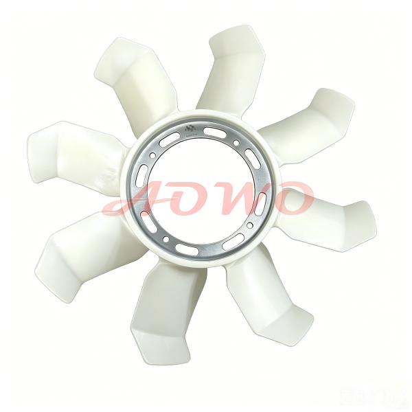 Dynamically Balanced Fan Clutch Blade with Bolt-on Mounting and Powder Coated Finish for Engine Cooling