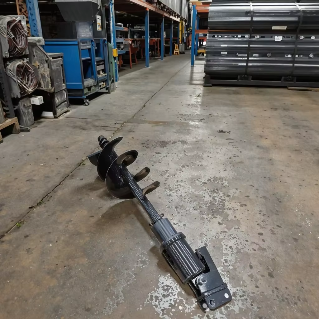 Mini-pelle chenillée tarière accessoires foret hélicoïdal pour la construction