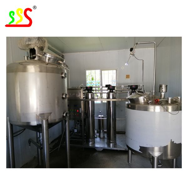 1 тонна завод водоочистки RO 2 тонн промышленный для технологической линии плода