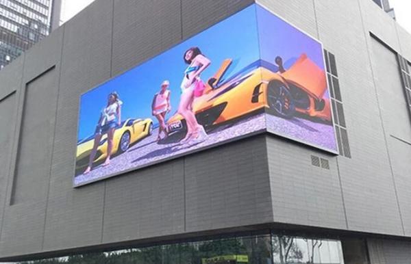 P6 P8 P10 P16 Outdoor LED Video Wall , LED Digital Billboards Constant Driving 1/8