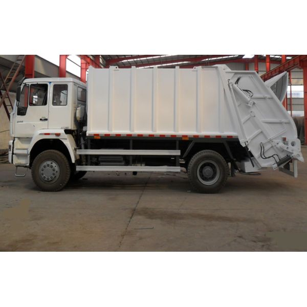 camion d'enlèvement de déchets de nourriture du compacteur 12CBM avec la basse consommation de carburant