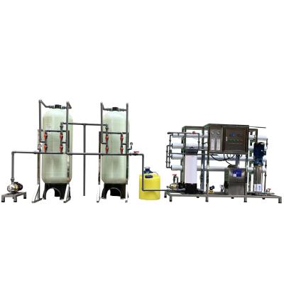Água subterrânea Sistema de tratamento de águas de poços salmônicos Equipamento de purificação de água 2000LPH Tratamento de água potável 3,75KW