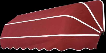 Sunshade Retractable French Awning Circular Arc Shaped Window Canopy Awning